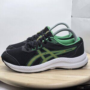 Asics  Contend 8 1014A259 Black Running Shoes‎ Sneakers Size 7